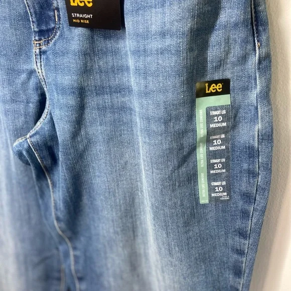 Lee Blue Skinny Jeans with Faded Wash - Picture 2 of 8